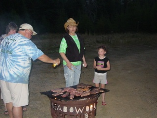 Feeding the workers - Meadowood work weekend